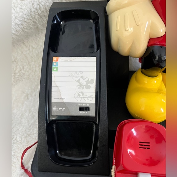Mickey Mouse Vtg 1994, AT&T Landline, Push Button Telephone, Tested & Works - Picture 7 of 16